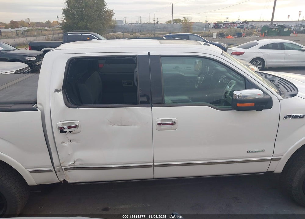 2012 FORD F-150 PLATINUM VIN: 1FTFW1ET6CFC83331