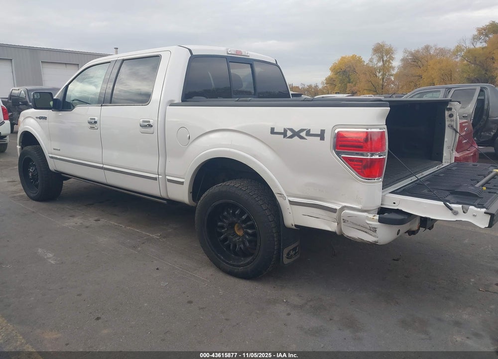 2012 FORD F-150 PLATINUM VIN: 1FTFW1ET6CFC83331