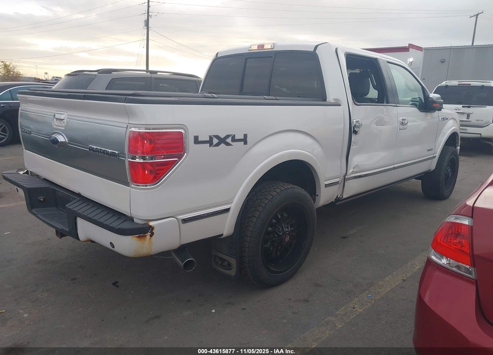 2012 FORD F-150 PLATINUM VIN: 1FTFW1ET6CFC83331