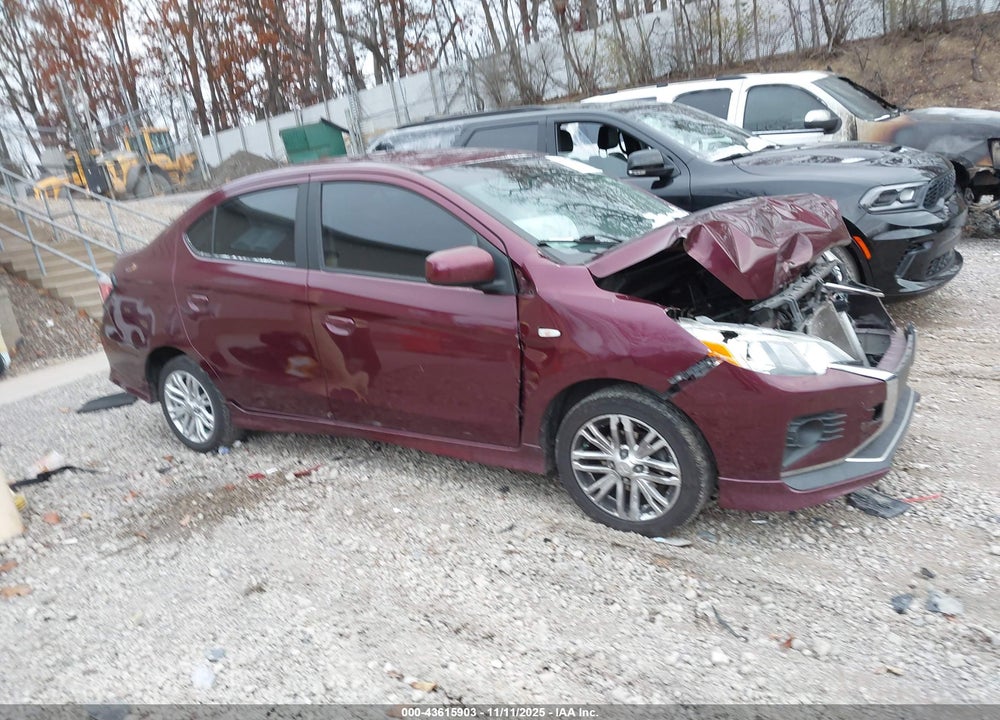2021 MITSUBISHI MIRAGE G4 CARBONITE EDITION/ES/LE VIN: ML32FUFJ2MHF04531