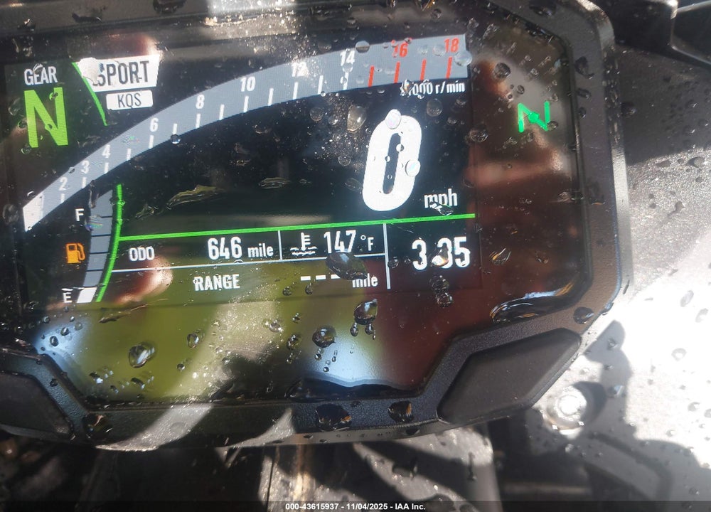 2025 KAWASAKI ZX636 K VIN: JKBZXJK18SA011118