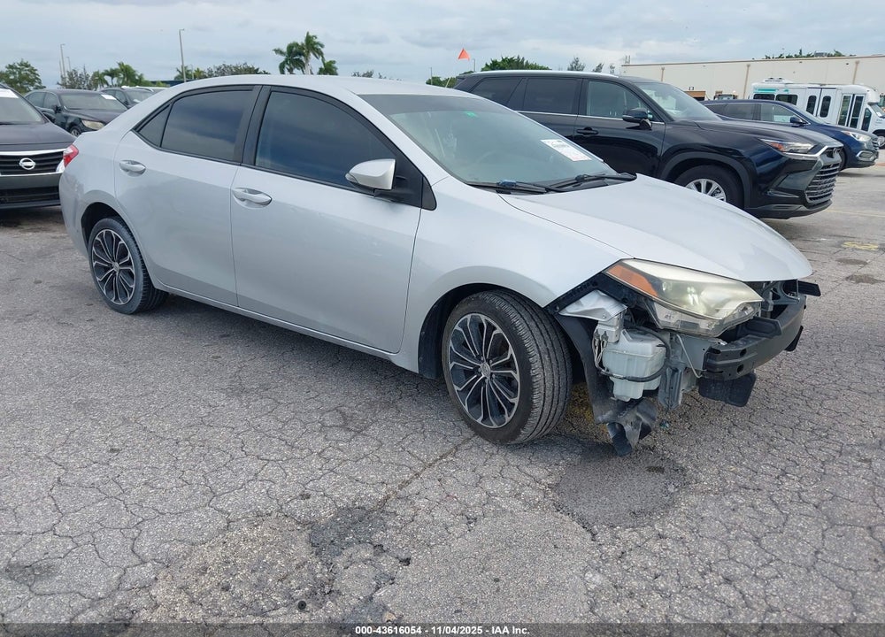 2016 TOYOTA COROLLA S PLUS VIN: 2T1BURHE4GC578720
