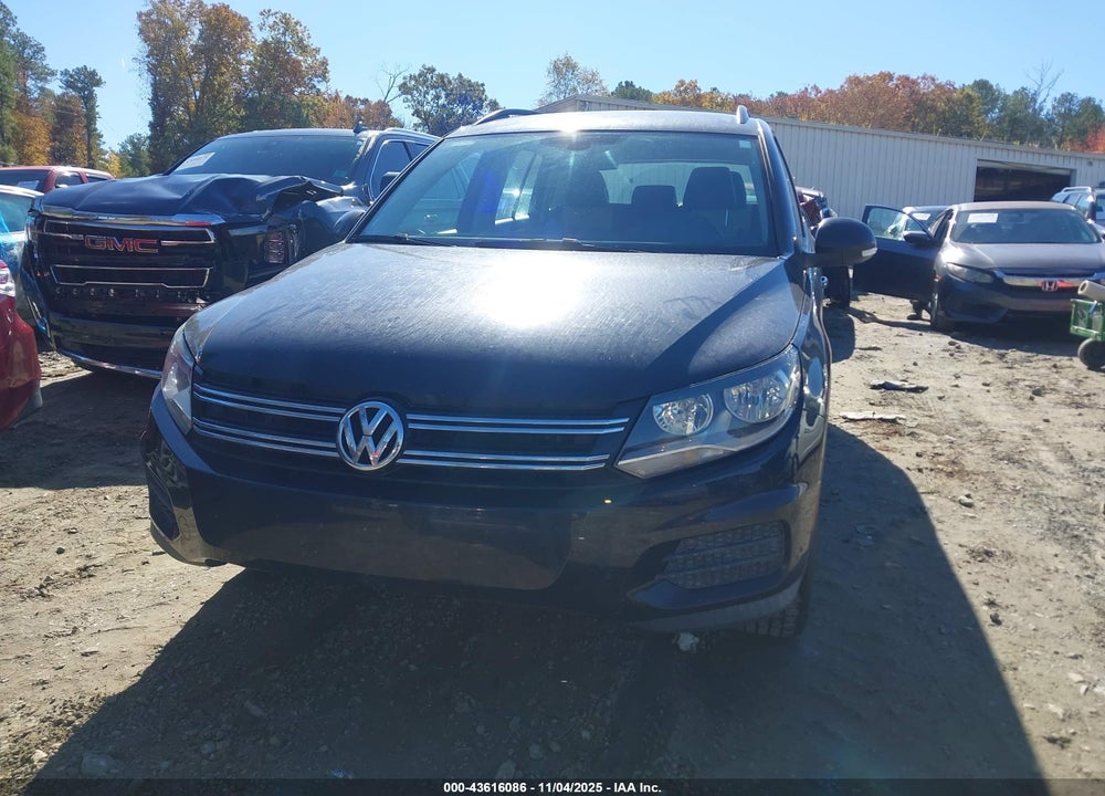 2017 VOLKSWAGEN TIGUAN 2.0T/2.0T S VIN: WVGAV7AX2HK020238