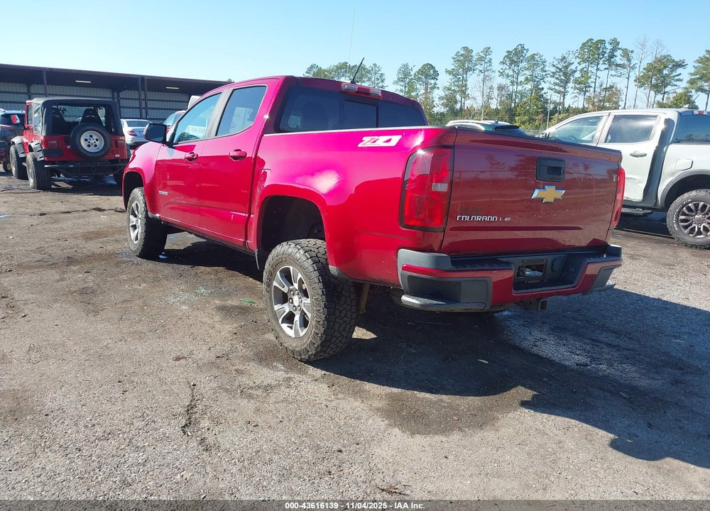 2017 CHEVROLET COLORADO VIN: 1GCGTDEN6H1250009
