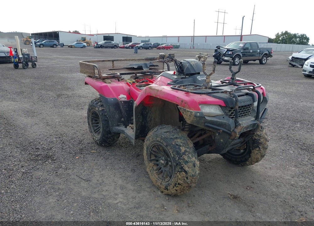 2019 HONDA TRX420 FM VIN: 1HFTE4035K4511348