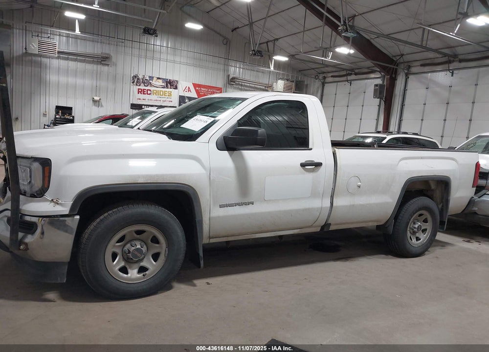 2018 GMC SIERRA C1500 VIN: 1GTN1LEC2JZ901536
