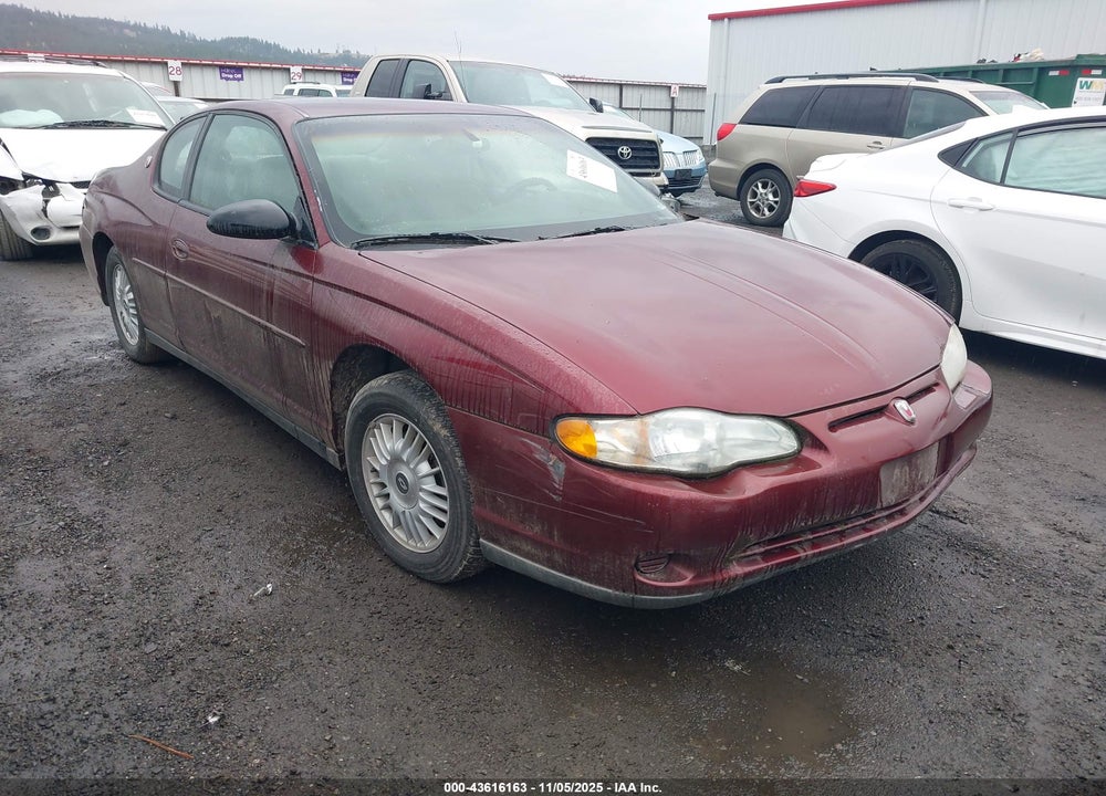 2002 CHEVROLET MONTE CARLO LS VIN: 2G1WW12E229111142