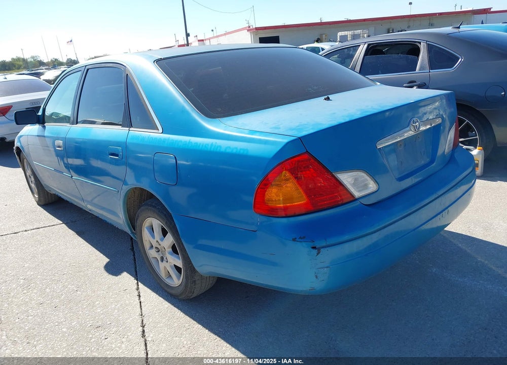 2001 TOYOTA AVALON VIN: 4T1BF28B61U143579