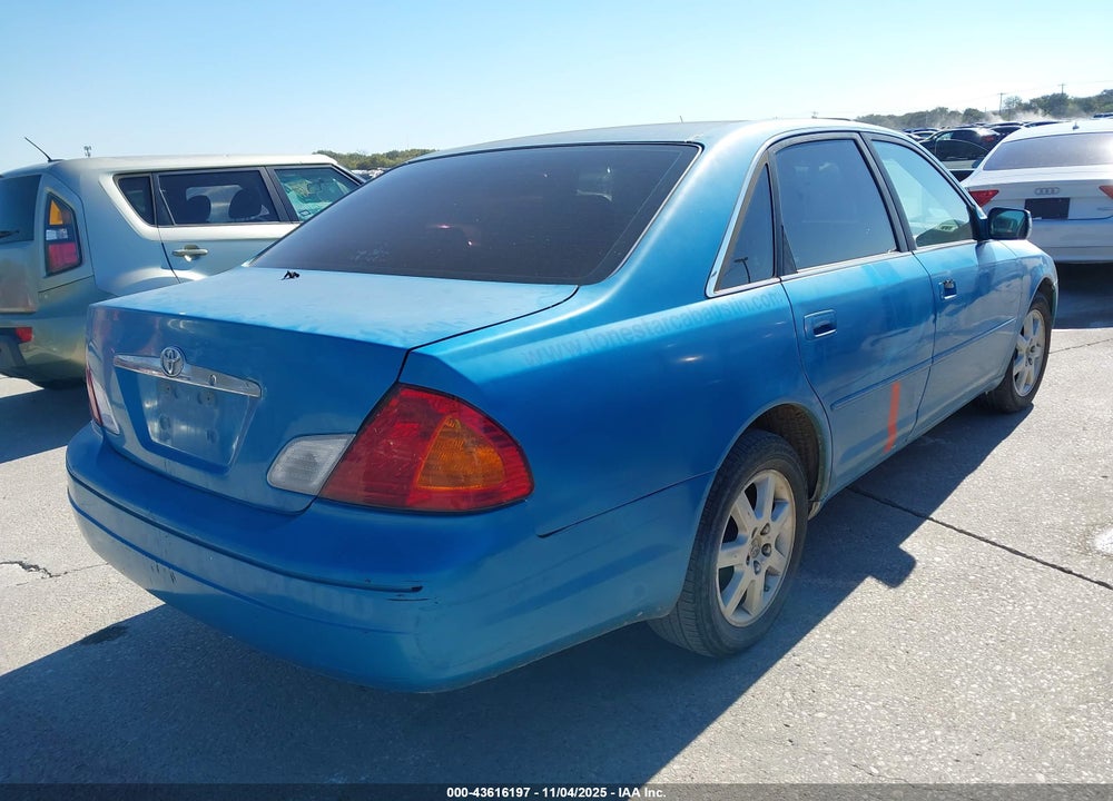 2001 TOYOTA AVALON VIN: 4T1BF28B61U143579
