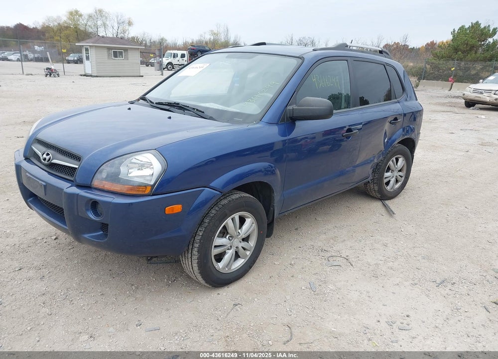 2009 HYUNDAI TUCSON GLS VIN: KM8JM12B89U128372