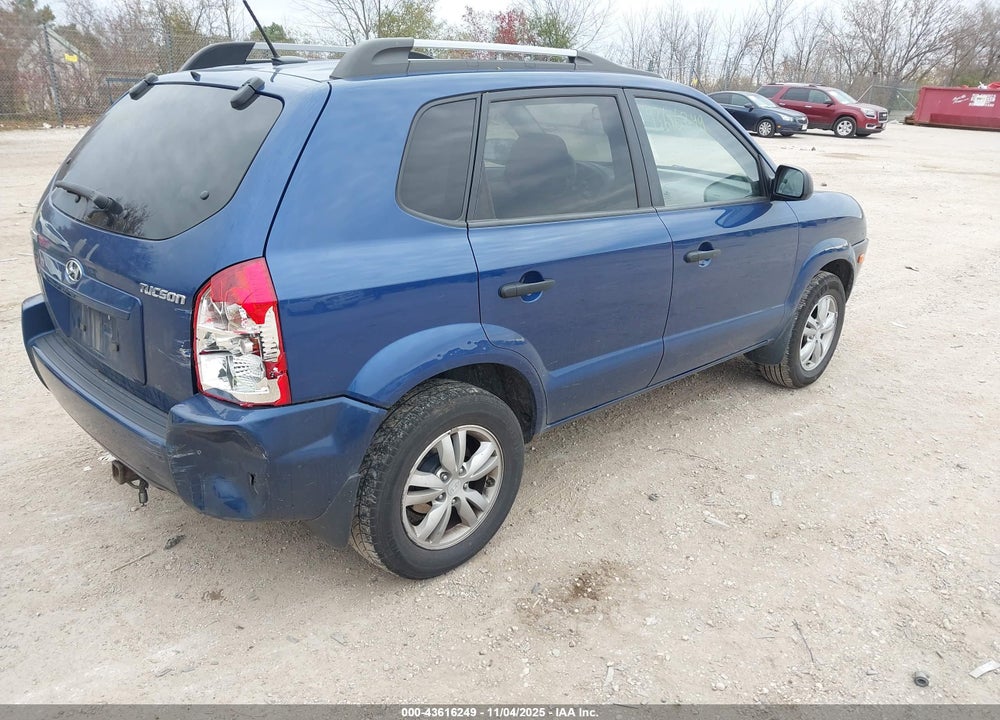 2009 HYUNDAI TUCSON GLS VIN: KM8JM12B89U128372