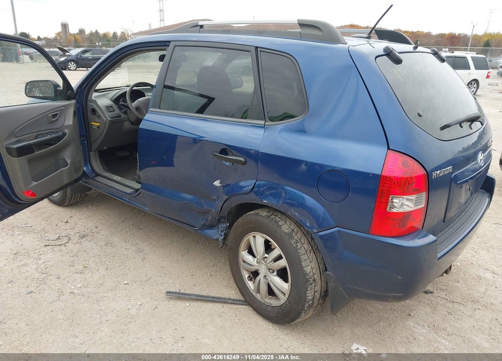 2009 HYUNDAI TUCSON GLS VIN: KM8JM12B89U128372