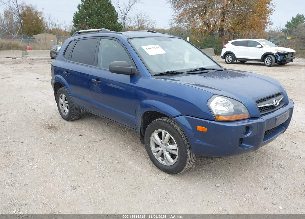 2009 HYUNDAI TUCSON GLS VIN: KM8JM12B89U128372