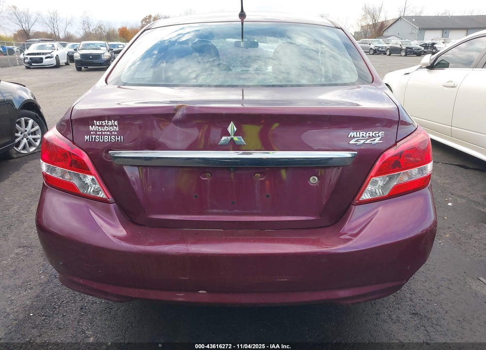2018 MITSUBISHI MIRAGE G4 ES VIN: ML32F3FJ5JHF08322