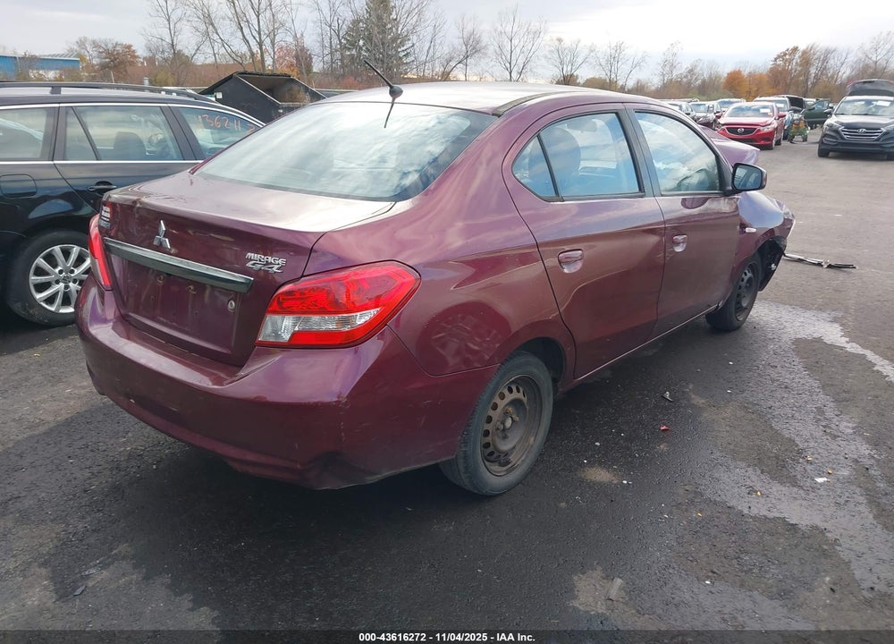 2018 MITSUBISHI MIRAGE G4 ES VIN: ML32F3FJ5JHF08322