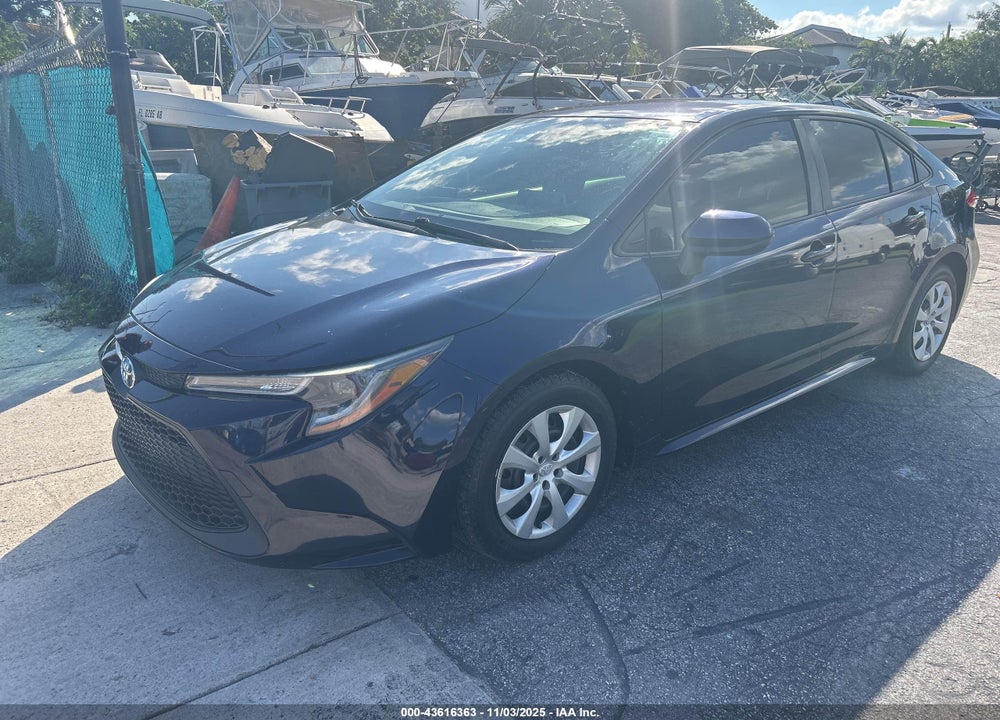 2020 TOYOTA COROLLA LE VIN: JTDEPRAE2LJ004212