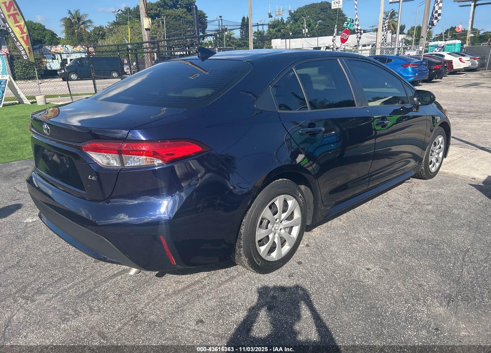 2020 TOYOTA COROLLA LE VIN: JTDEPRAE2LJ004212