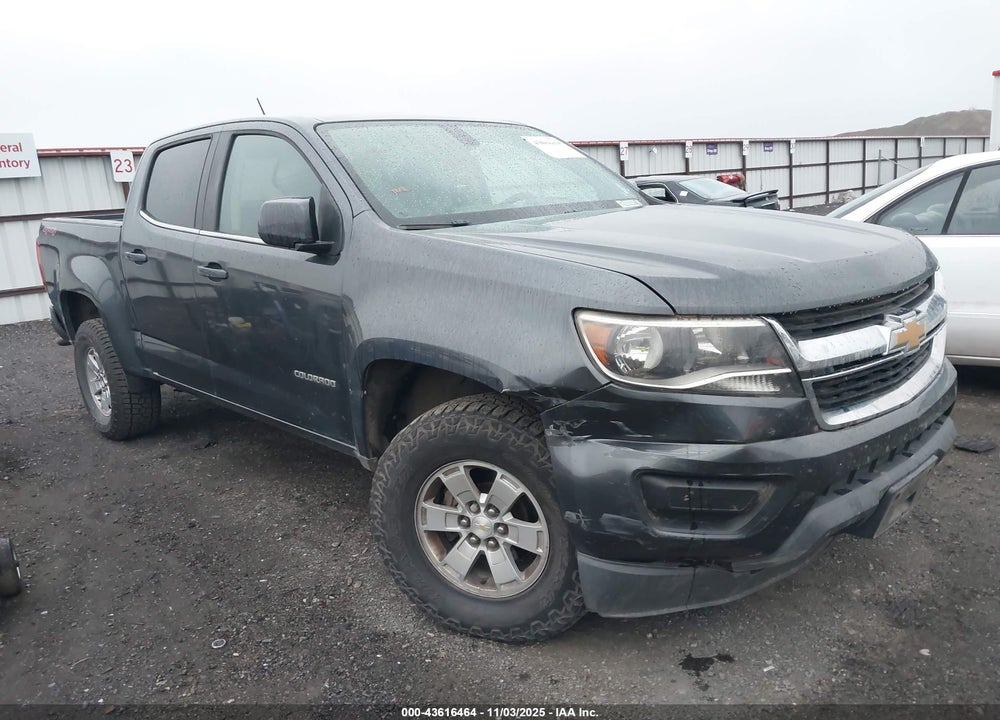 2016 CHEVROLET COLORADO WT VIN: 1GCGTBE36G1121902