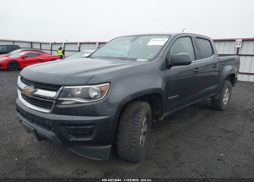 2016 CHEVROLET COLORADO WT VIN: 1GCGTBE36G1121902