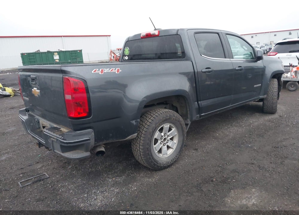 2016 CHEVROLET COLORADO WT VIN: 1GCGTBE36G1121902