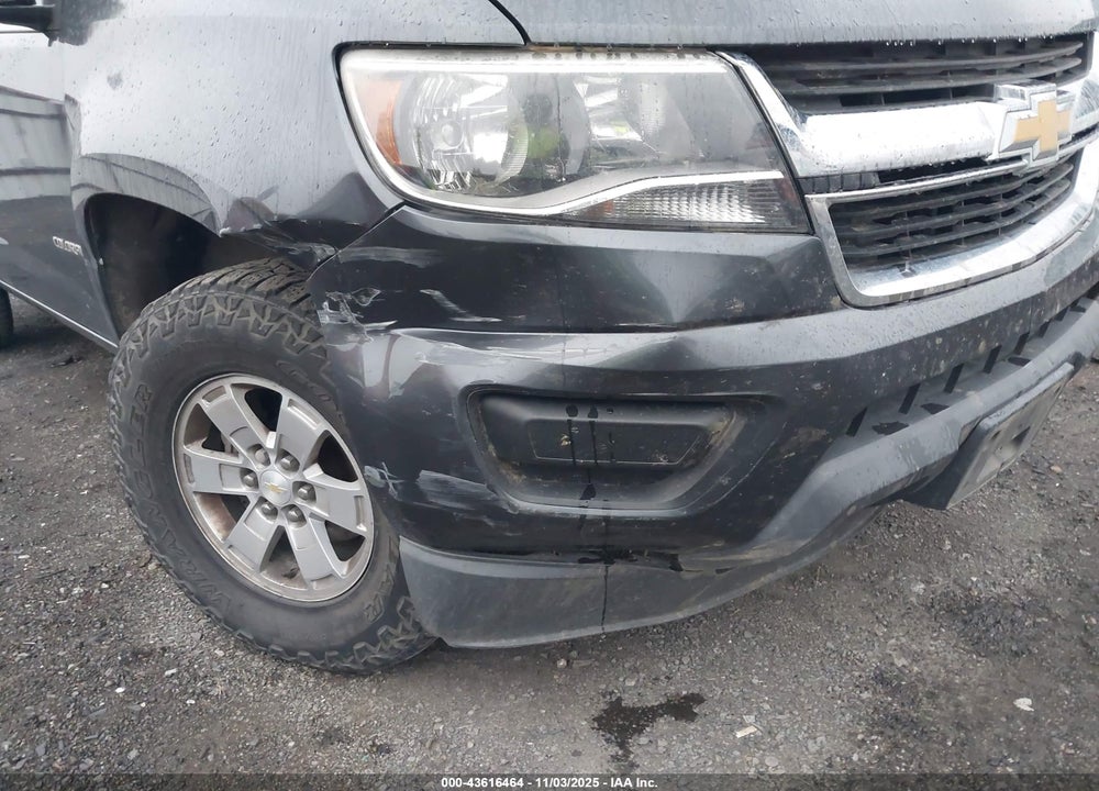 2016 CHEVROLET COLORADO WT VIN: 1GCGTBE36G1121902