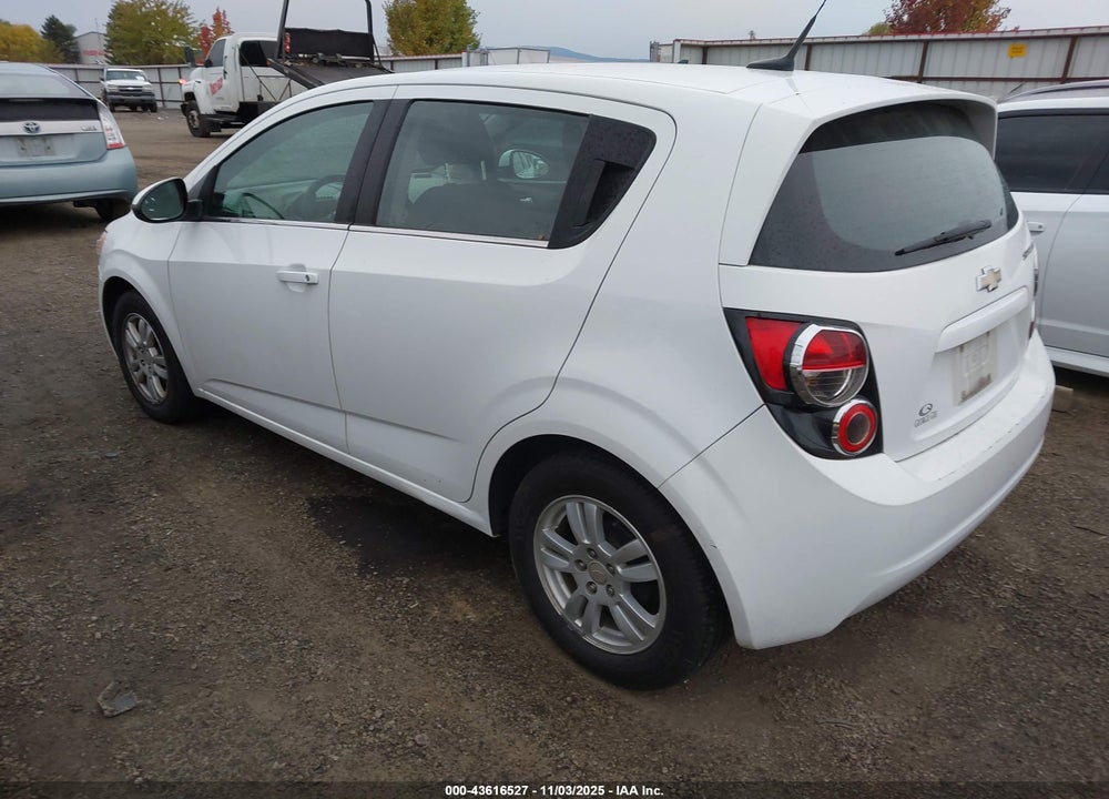 2013 CHEVROLET SONIC LT AUTO VIN: 1G1JC6SHXD4221694