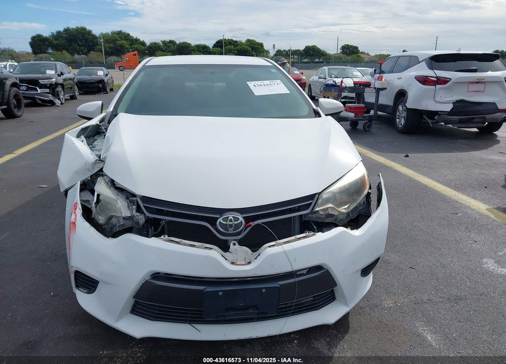 2015 TOYOTA COROLLA LE VIN: 2T1BURHE3FC430668