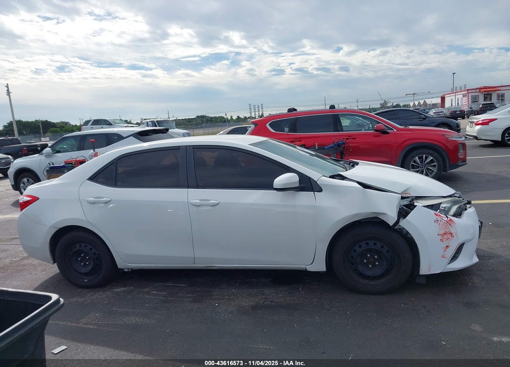 2015 TOYOTA COROLLA LE VIN: 2T1BURHE3FC430668