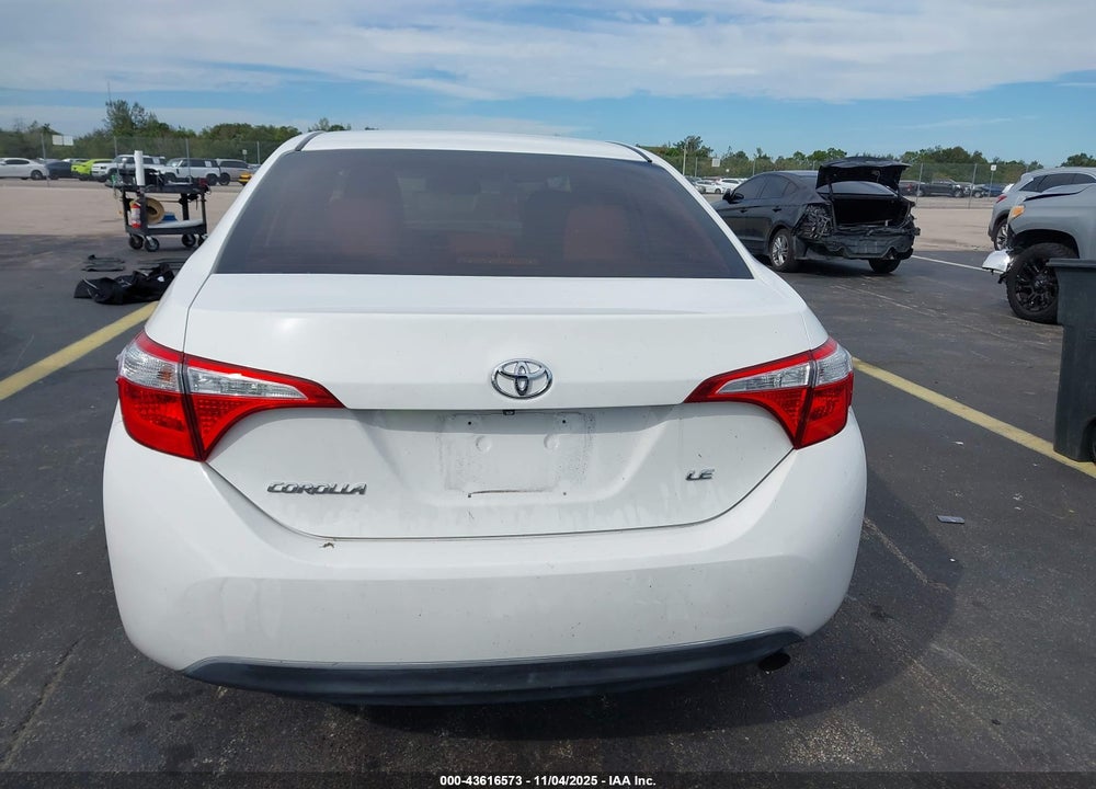 2015 TOYOTA COROLLA LE VIN: 2T1BURHE3FC430668