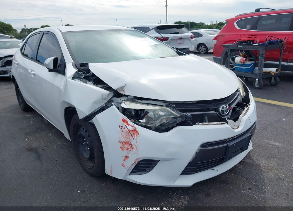 2015 TOYOTA COROLLA LE VIN: 2T1BURHE3FC430668