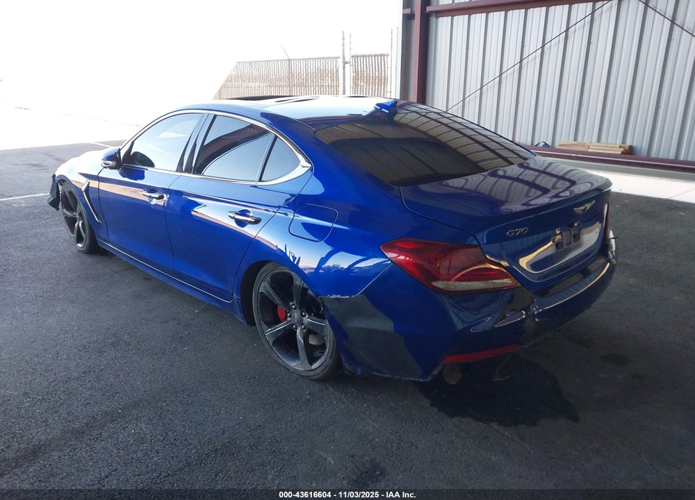 2019 GENESIS G70 3.3T ADVANCED VIN: KMTG34LE5KU025171