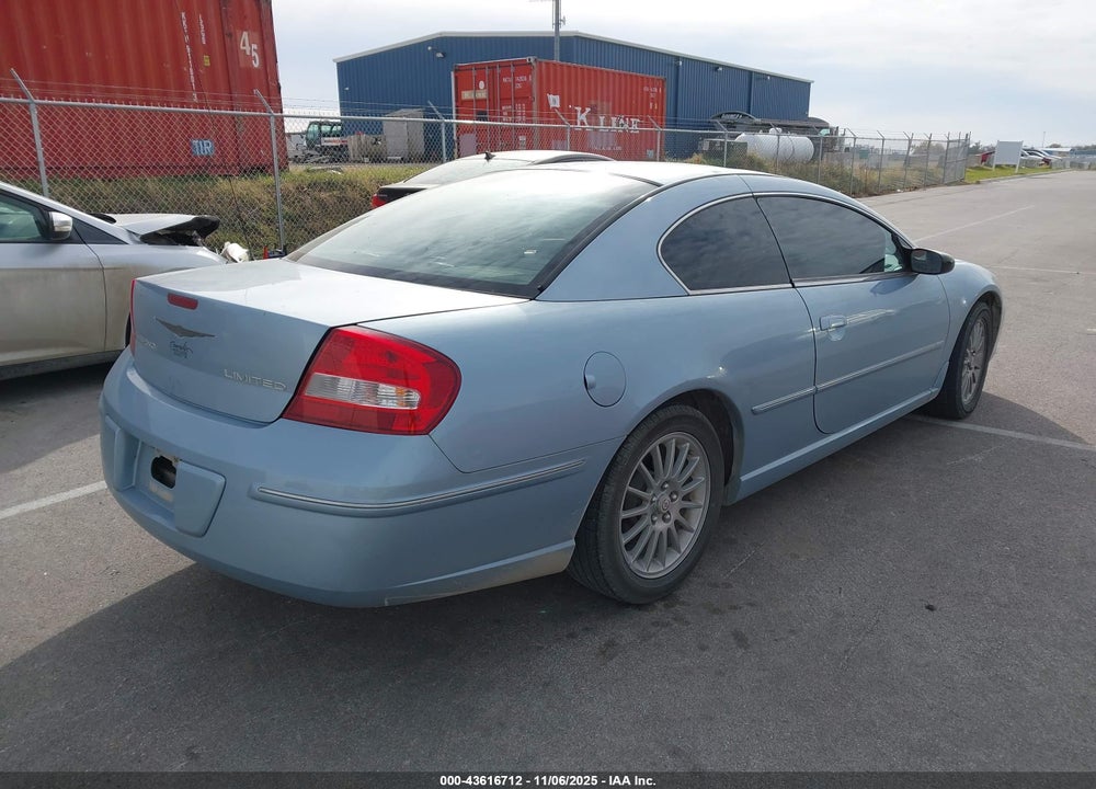 2004 CHRYSLER SEBRING LIMITED VIN: 4C3AG52H14E101284