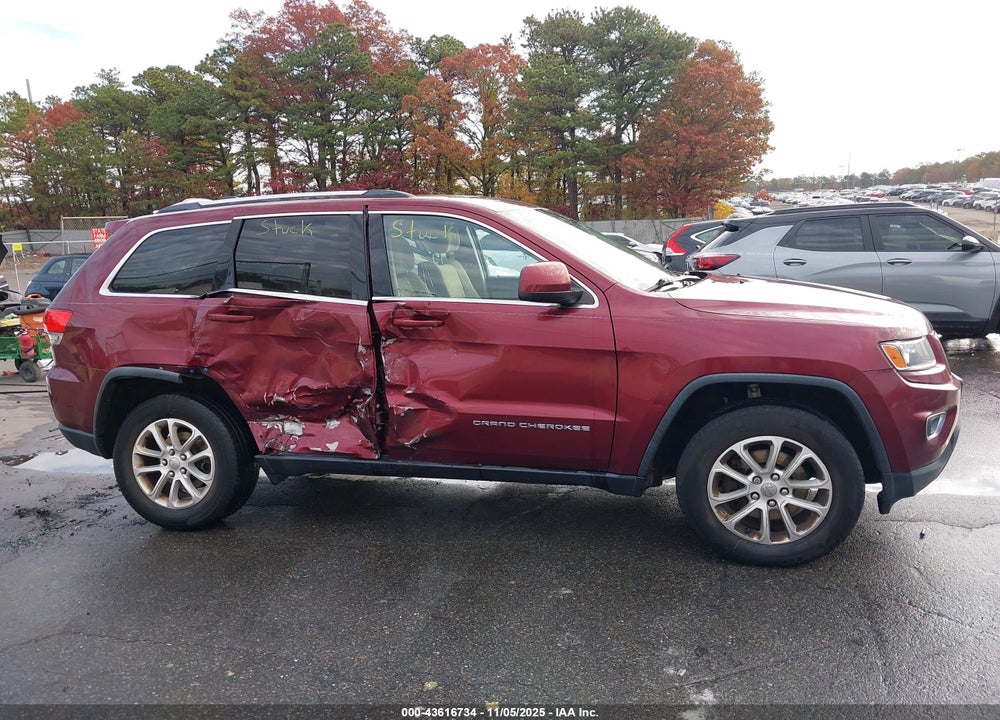 2016 JEEP GRAND CHEROKEE LAREDO VIN: 1C4RJFAGXGC405942