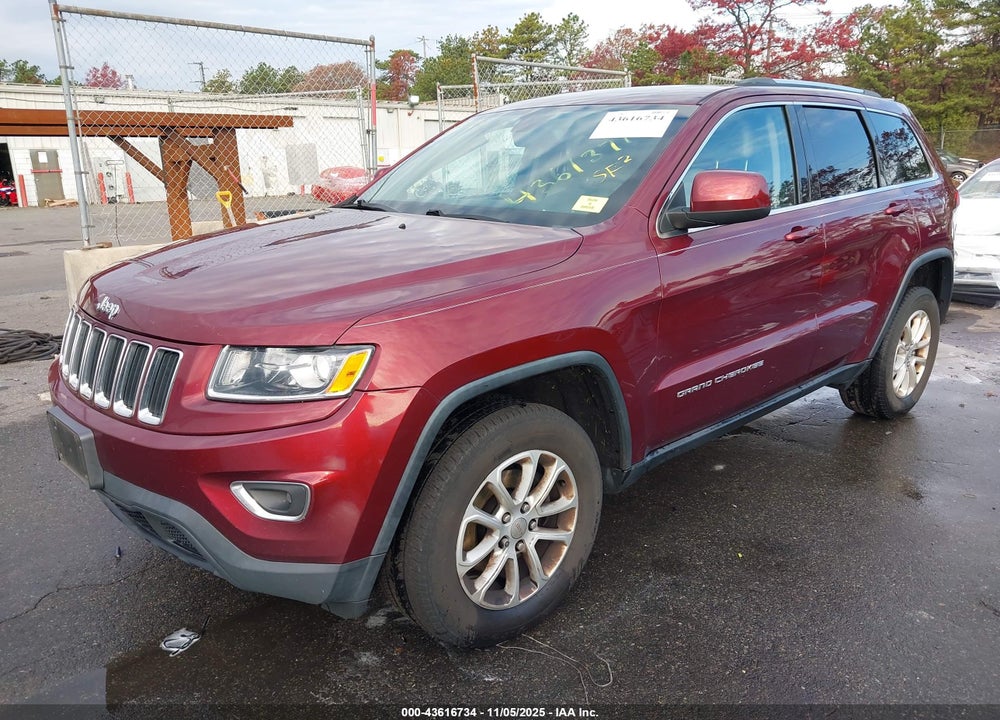 2016 JEEP GRAND CHEROKEE LAREDO VIN: 1C4RJFAGXGC405942