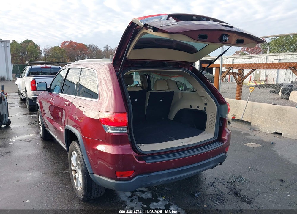 2016 JEEP GRAND CHEROKEE LAREDO VIN: 1C4RJFAGXGC405942