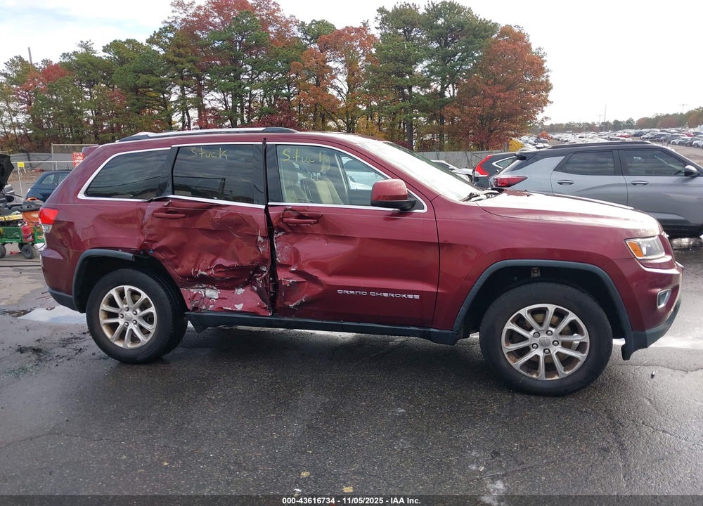 2016 JEEP GRAND CHEROKEE LAREDO VIN: 1C4RJFAGXGC405942