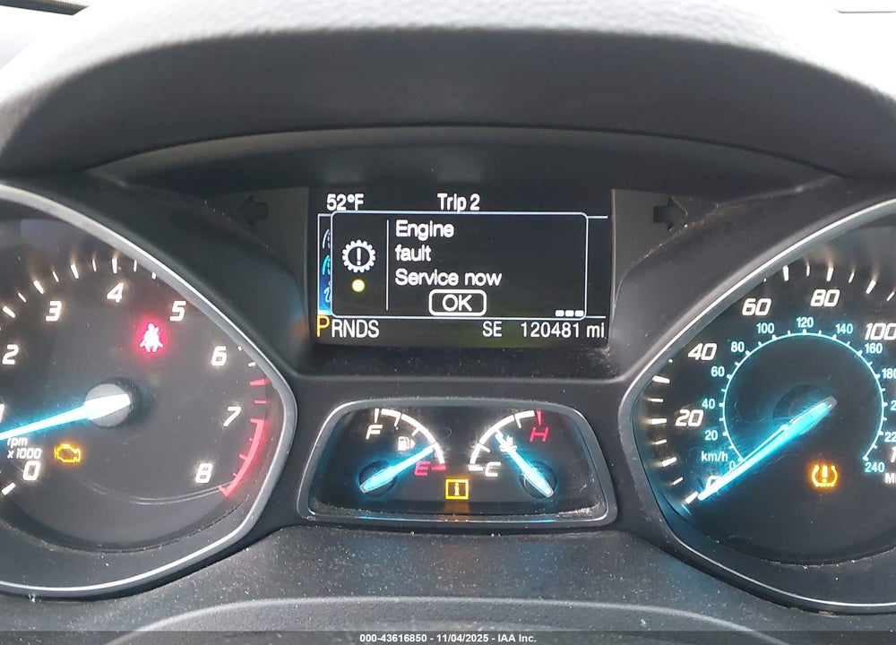 2013 FORD ESCAPE SEL VIN: 1FMCU9H91DUC68123