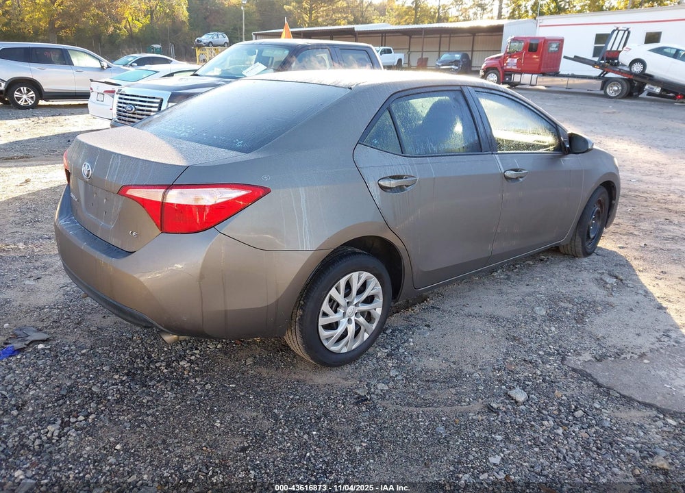 2019 TOYOTA COROLLA LE VIN: 2T1BURHE7KC217104