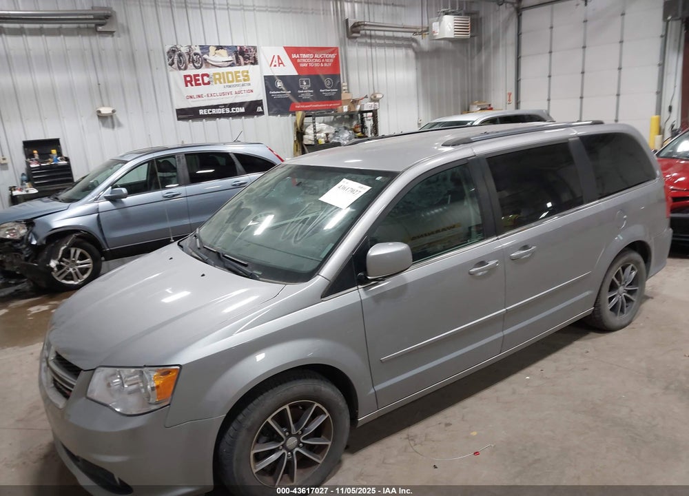 2017 DODGE GRAND CARAVAN SXT VIN: 2C4RDGCG1HR554176