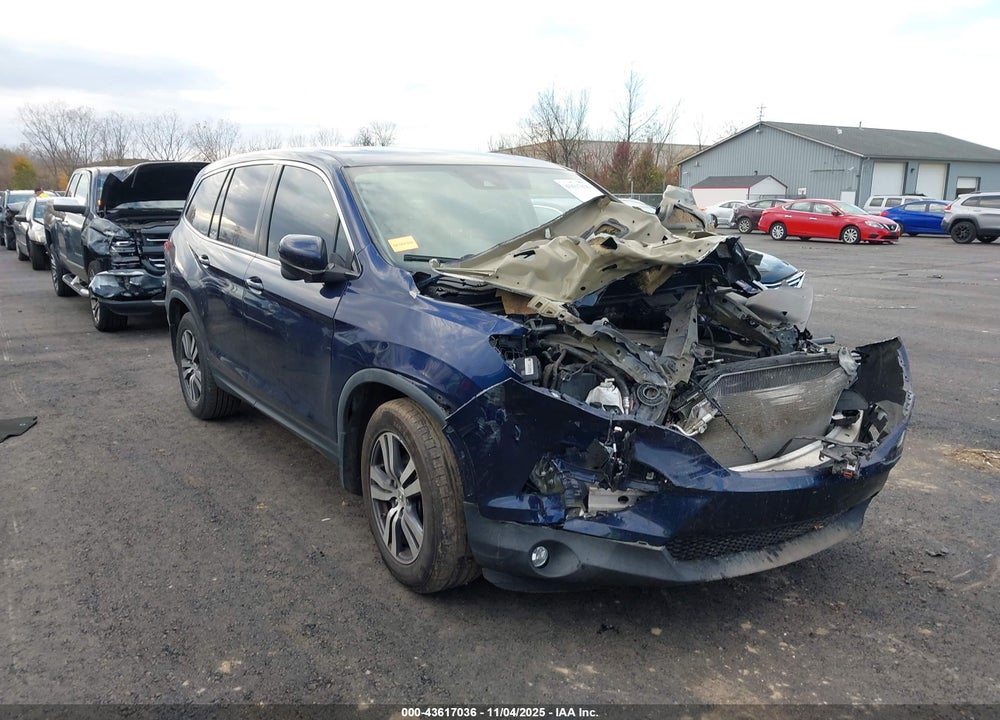 2017 HONDA PILOT EX-L VIN: 5FNYF5H62HB021601