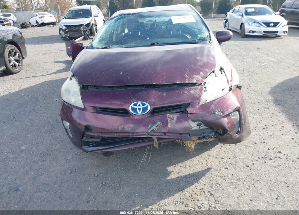 2013 TOYOTA PRIUS VIN: JTDKN3DU4D5625129