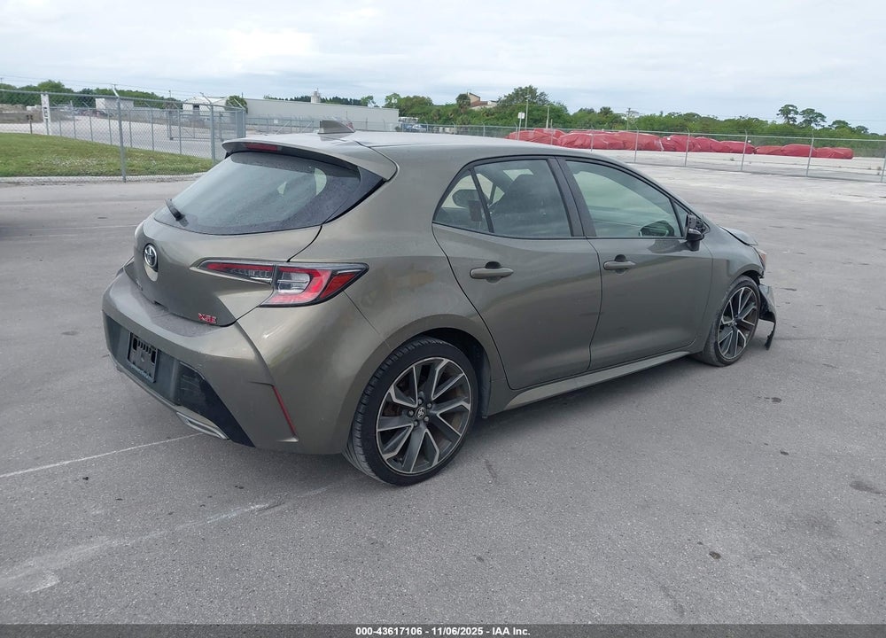 2019 TOYOTA COROLLA VIN: JTNK4RBE9K3041072