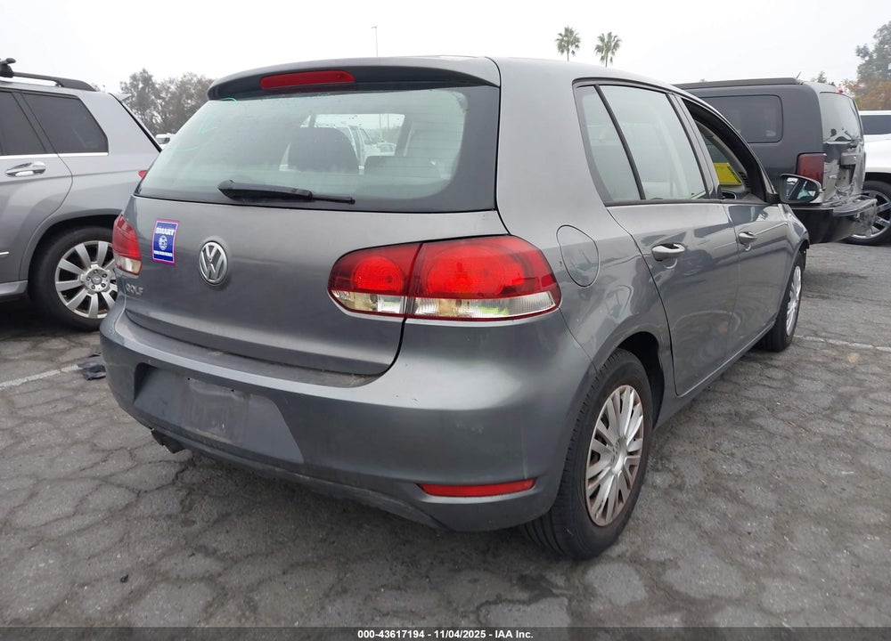2013 VOLKSWAGEN GOLF 2.5L 4-DOOR VIN: WVWDB7AJ1DW121084