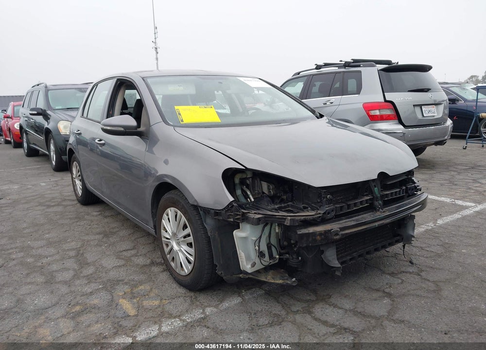 2013 VOLKSWAGEN GOLF 2.5L 4-DOOR VIN: WVWDB7AJ1DW121084