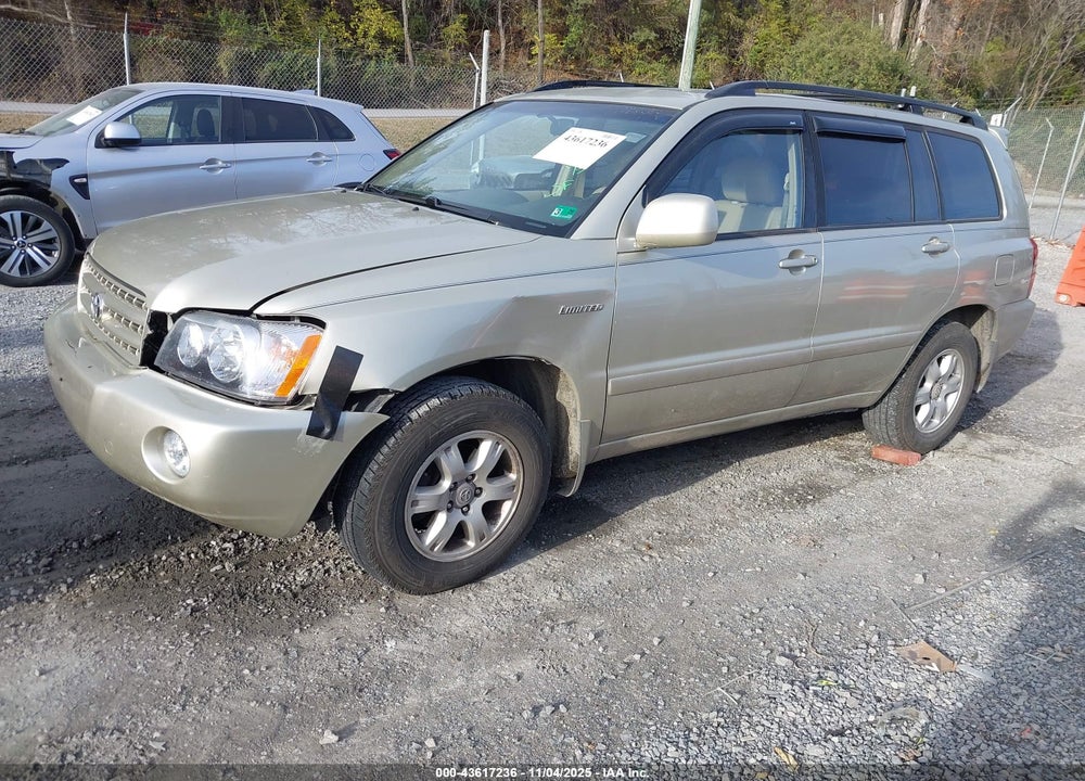 2003 TOYOTA HIGHLANDER LIMITED V6 VIN: JTEGF21A030108702