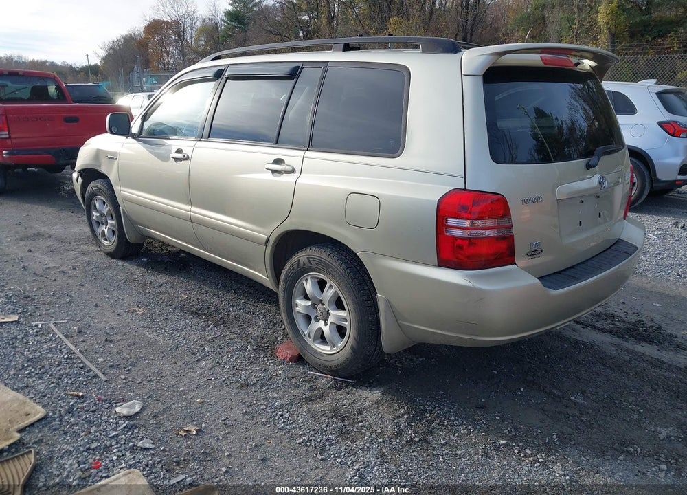 2003 TOYOTA HIGHLANDER LIMITED V6 VIN: JTEGF21A030108702