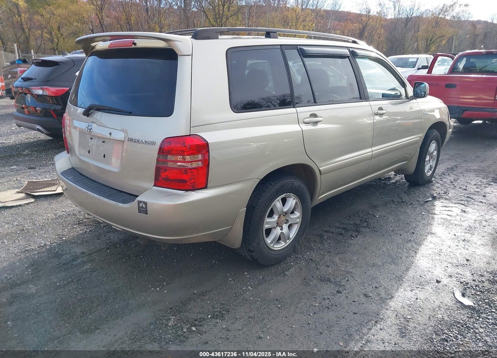 2003 TOYOTA HIGHLANDER LIMITED V6 VIN: JTEGF21A030108702
