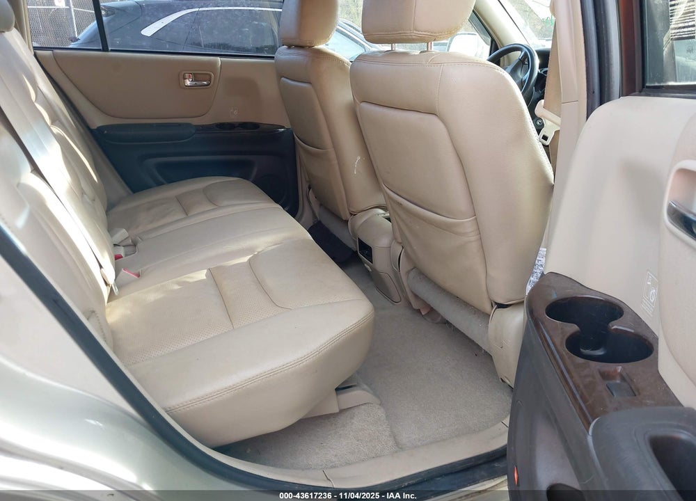 2003 TOYOTA HIGHLANDER LIMITED V6 VIN: JTEGF21A030108702