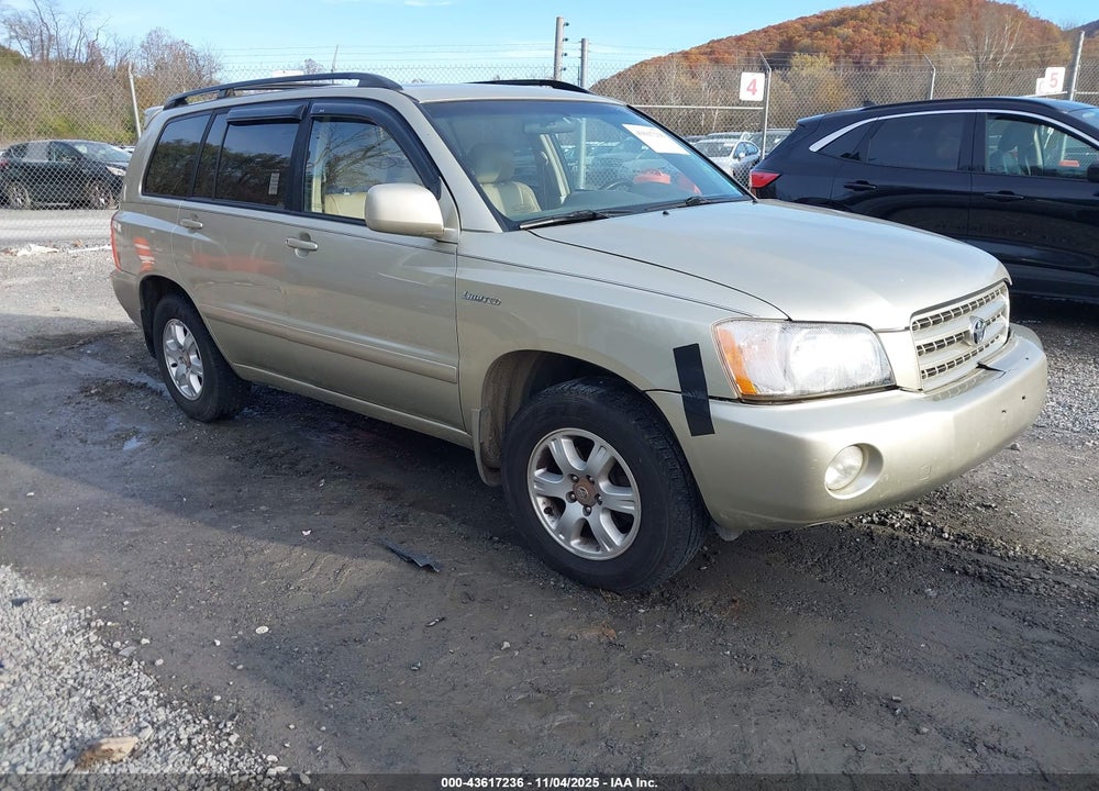2003 TOYOTA HIGHLANDER LIMITED V6 VIN: JTEGF21A030108702