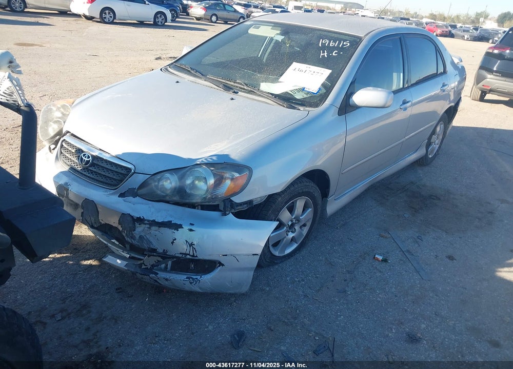 2008 TOYOTA COROLLA S VIN: 2T1BR32E58C892644